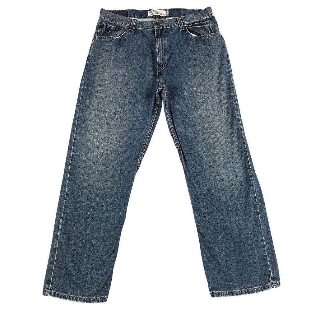 Y2K Levis 559 Jeans Mens 36 x 30 Relaxed Straight Jean Medium Wash